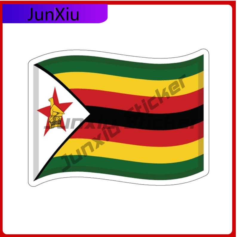 Phone Cases Zimbabwe - ジンバブエドリフトフラグステッカー防水装飾車のラップトップトロリーケースオートバイヘルメットラップトップ電話と電話ケースデカール