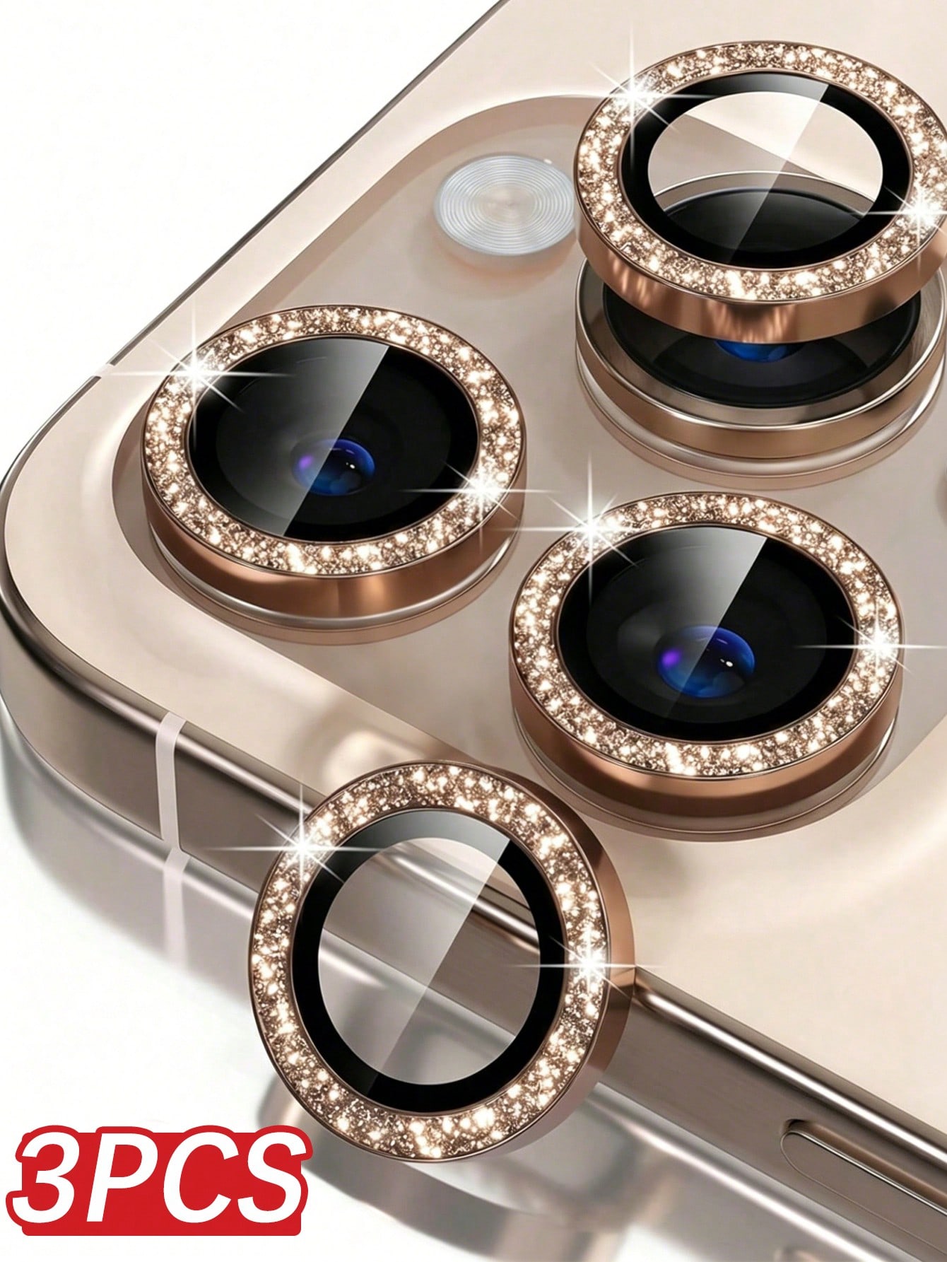Camera Lens Protector - 3枚入り 9H強化ガラスカメラレンズプロテクター Apple 17/17Pro/17Promax/16 Pro/16 Pro