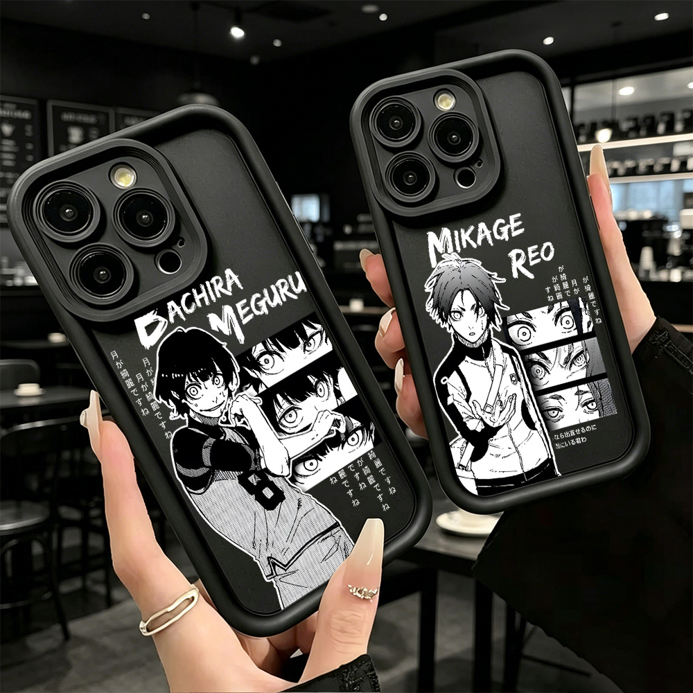 Phone Cases Quad Lock - アニメ B-ブルーロック スマホケース iPhone 17e 17