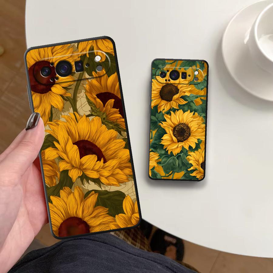Phone Cases Pixel 10 Pro - ひまわり海 Funda 電話カバーケース Google Pixel 10A