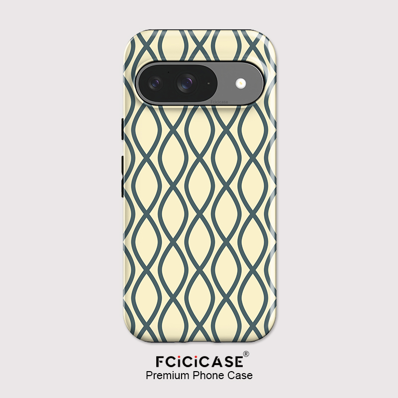 Phone Cases Pixel 10 Pro - Fcicicase ファッションストライププリントスマホケース Google Pixel 9 8