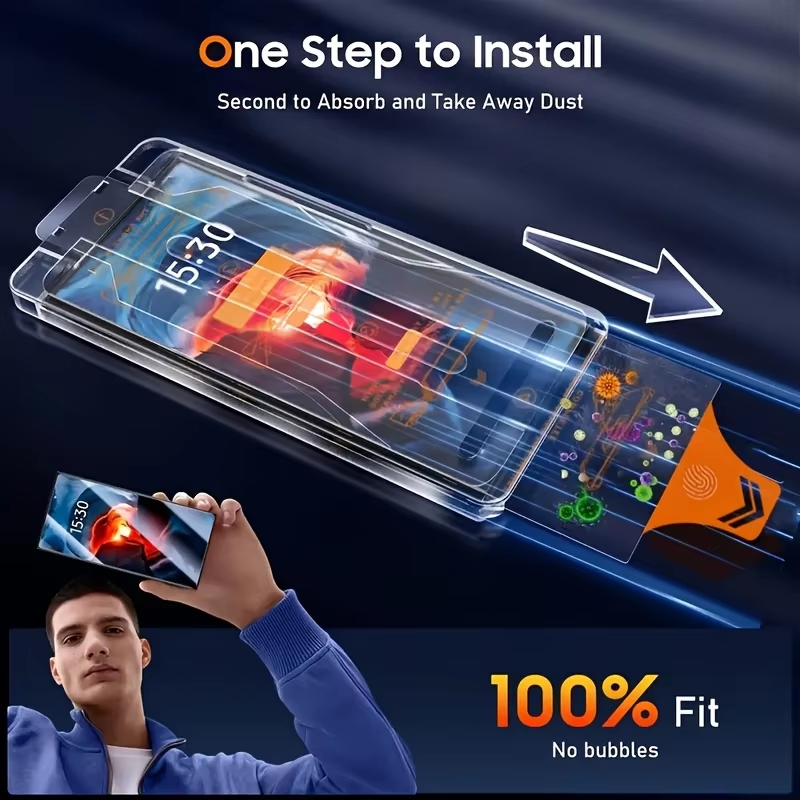 防塵・簡単装着強化ガラスフィルム Realme GT 7 6 - Realme Note 50 のレビューと価格