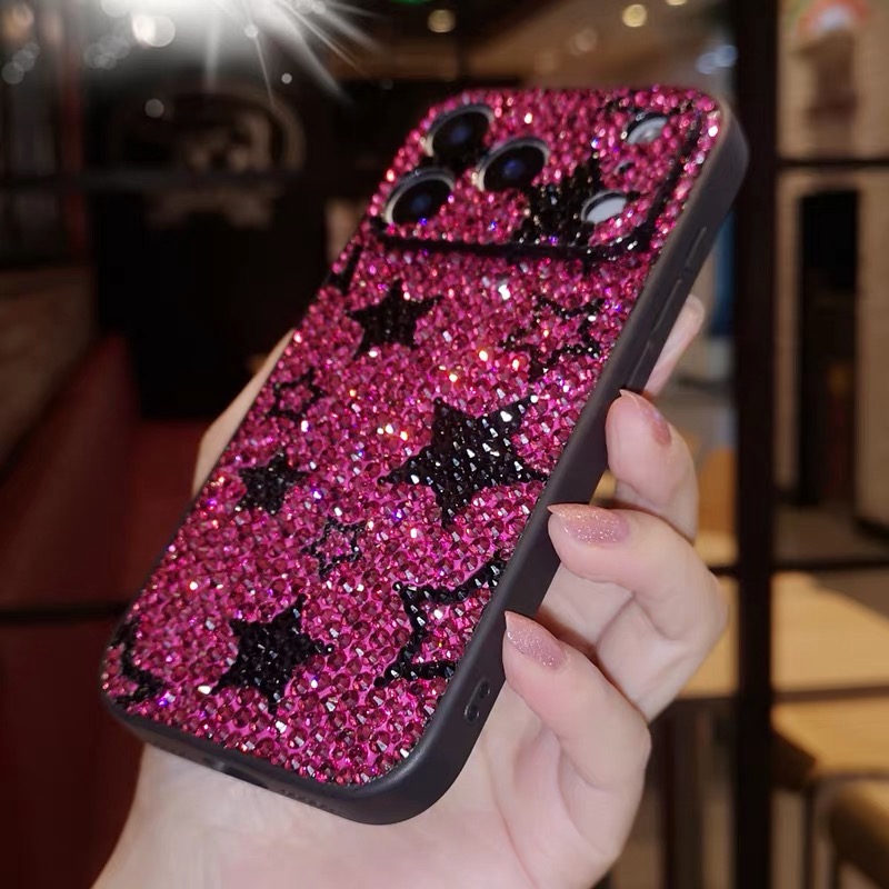 iPhone対応、高級クリスタル五芒星型スマホケース、落下か - Phone Cases Highpoint のレビューと価格