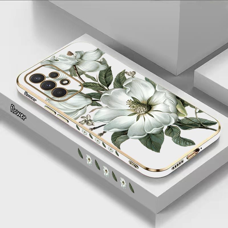 ブルーミングジャスミン高級メッキ電話ケース三星銀河 A73  - Phone Cases Brand のレビューと価格