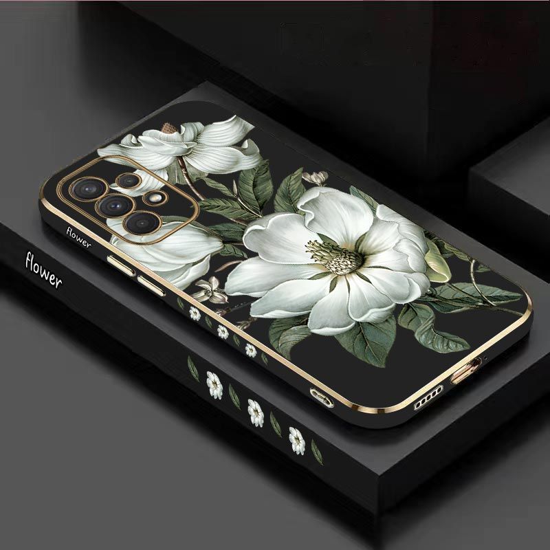 ブルーミングジャスミン高級メッキ電話ケース三星銀河 A73  - Phone Cases Brand のレビューと価格