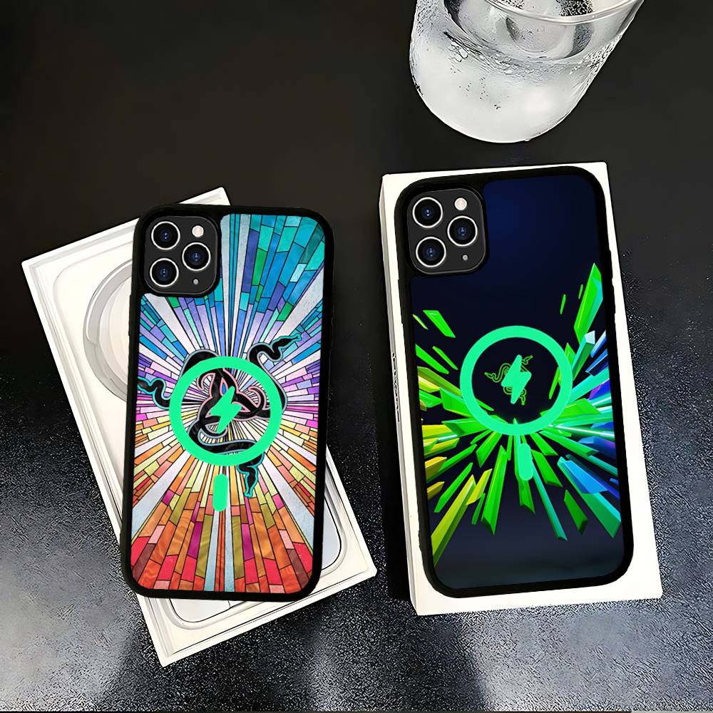 周辺機器ロゴR-RazerSブランド 磁気ワイヤレス電話ケー - Phone Cases Brand のレビューと価格
