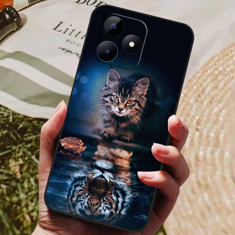 Realmeシリコンバックカバー,ソフトtpu,保護電話ケー - Realme Note 50 のレビューと価格