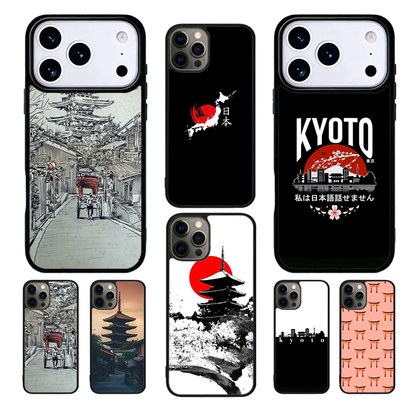 京都古都風柄スマホケース iPhone 17 16 15 1 - Phone Cases Kyoto のレビューと価格