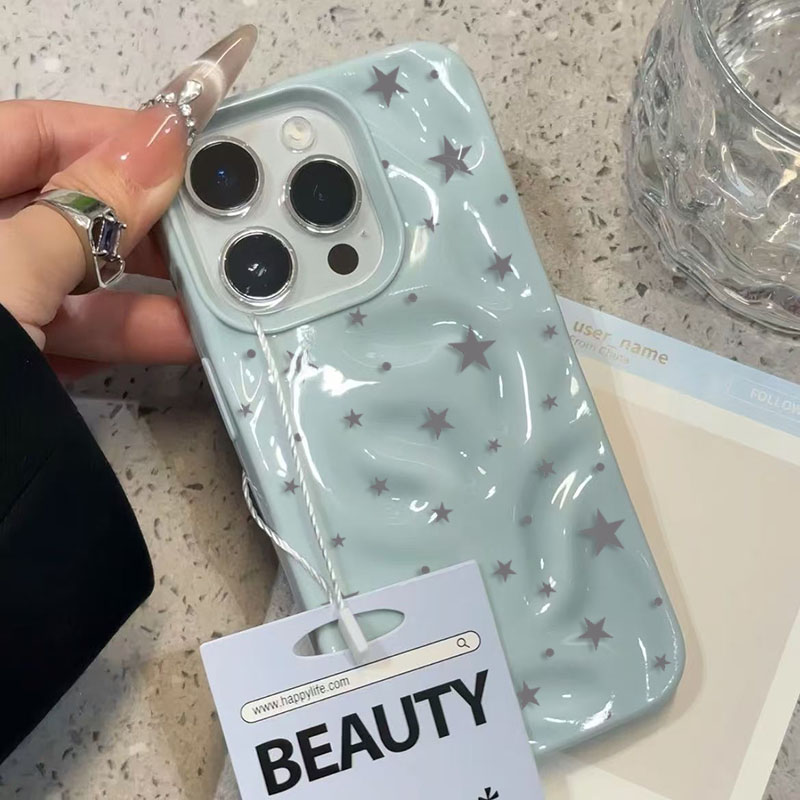 ミニマリスト グレーブルー スターウェーブ テクスチャ iP - Phone Cases Junk のレビューと価格