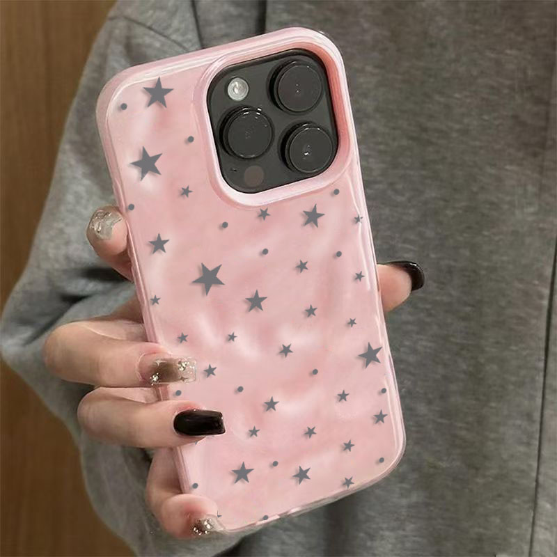 ミニマリスト グレーブルー スターウェーブ テクスチャ iP - Phone Cases Junk のレビューと価格